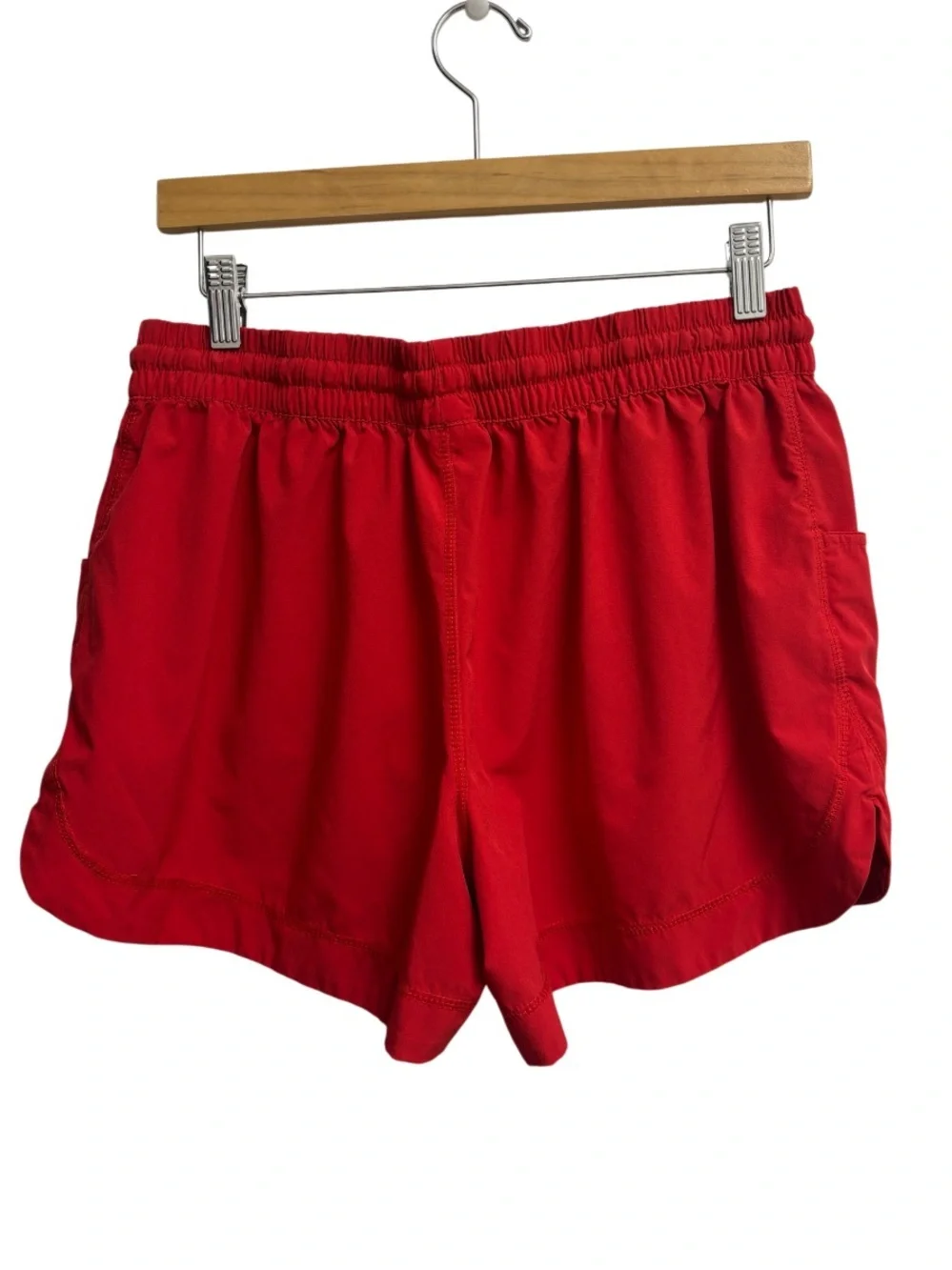 Watermen | Lifeguard Red Stretch Swim Shorts | Size Large